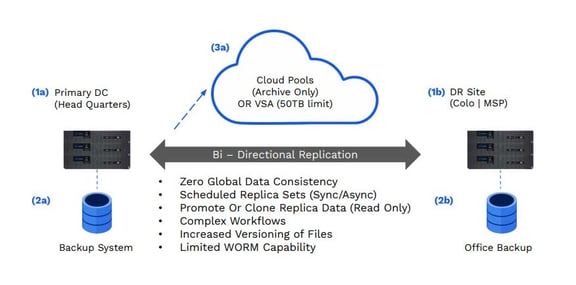 Legacy storage topology - complex even for a single site