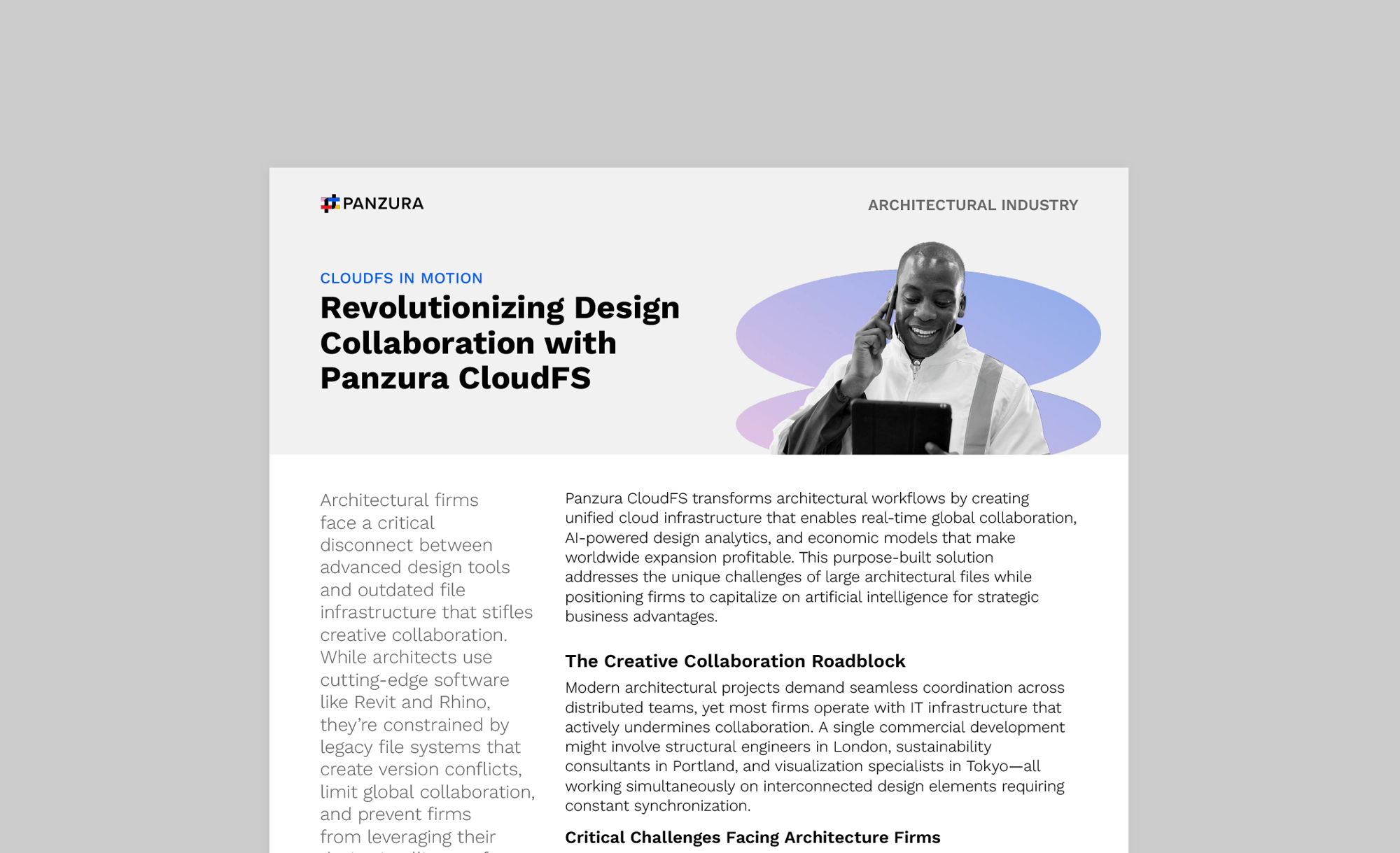 Panzura-Industry-Brief-Architectural