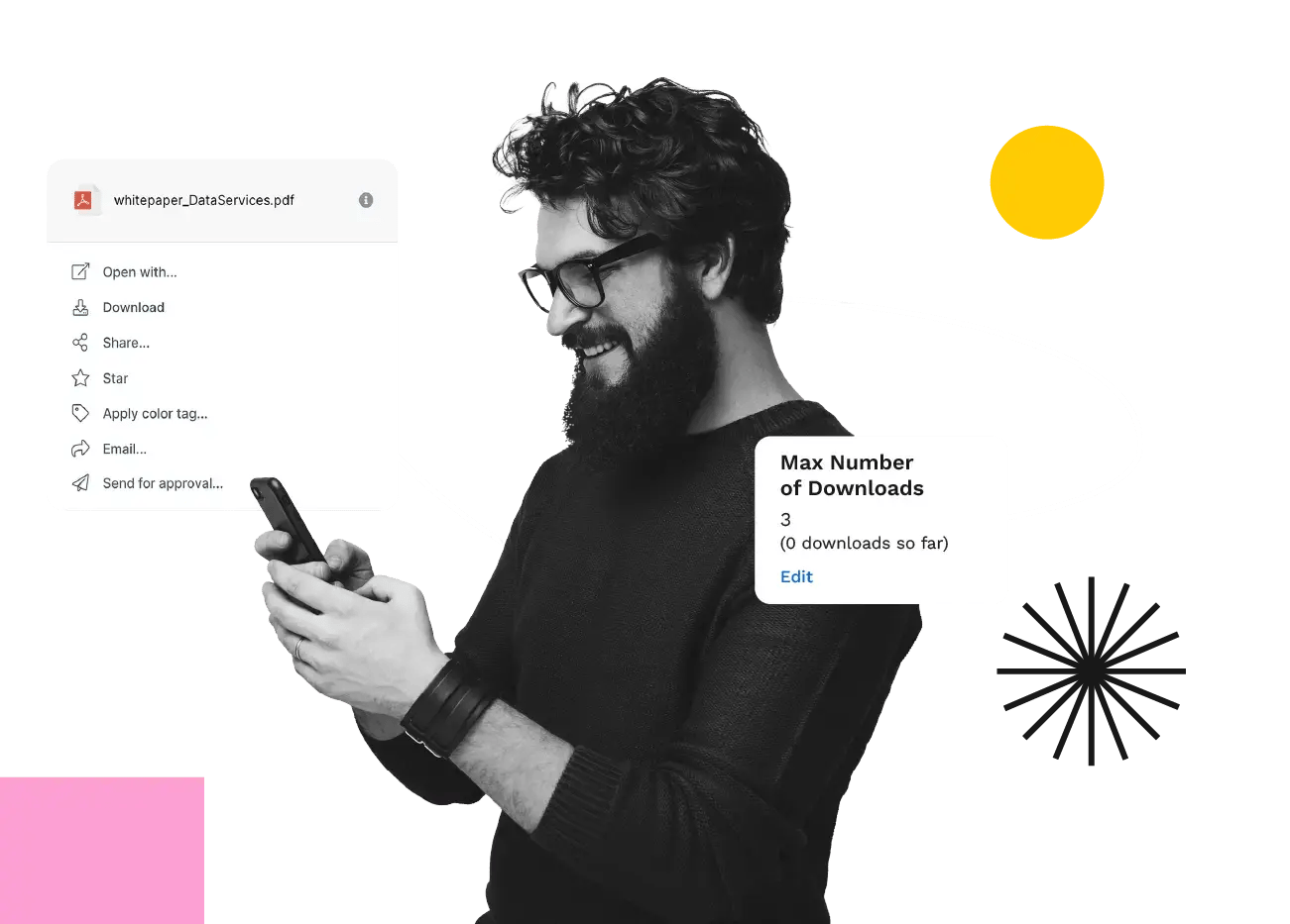 Panzura-Edge-header-man-mobile-sharing-files
