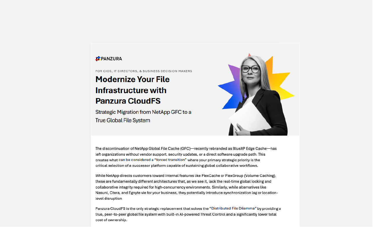 Modernize Your File Infrastructure with Panzura CloudFS