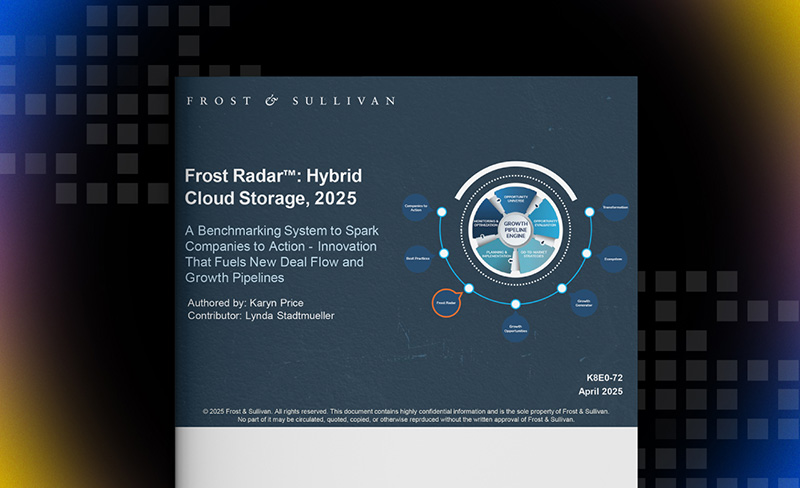 The 2025 Frost Radar™ names Panzura an Innovation Leader in Hybrid Cloud Storage