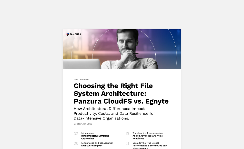 Choosing the Right File System Architecture: Panzura CloudFS vs. Egnyte