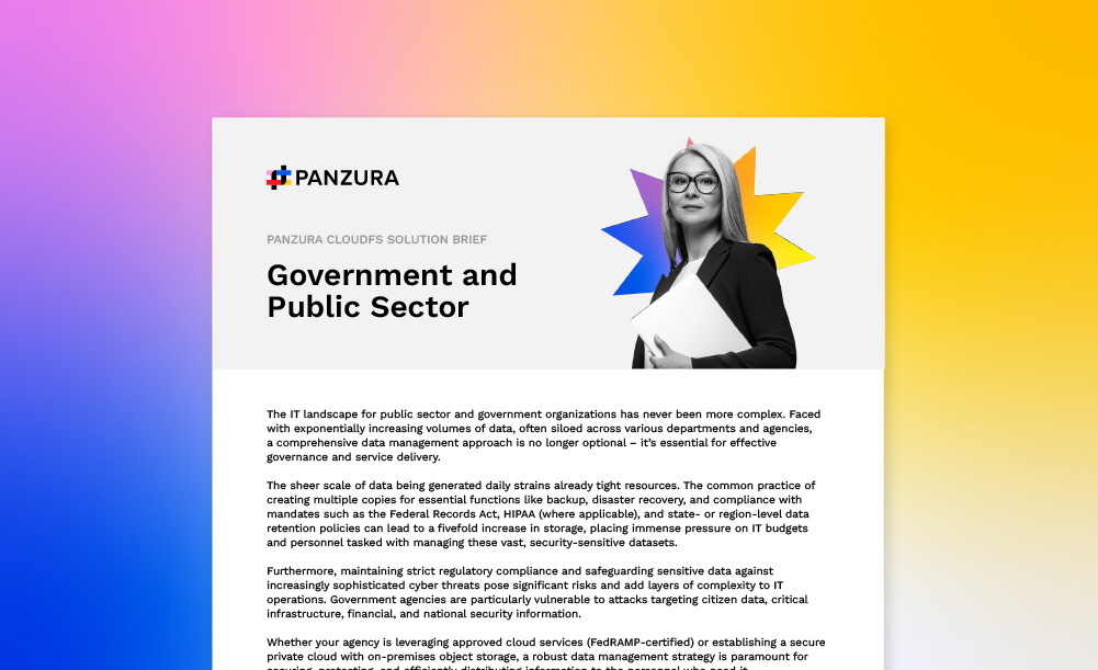Panzura solution brief - government & public sector