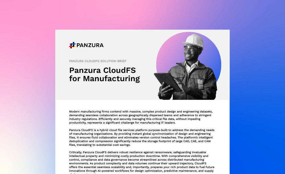 Panzura for manufacturing