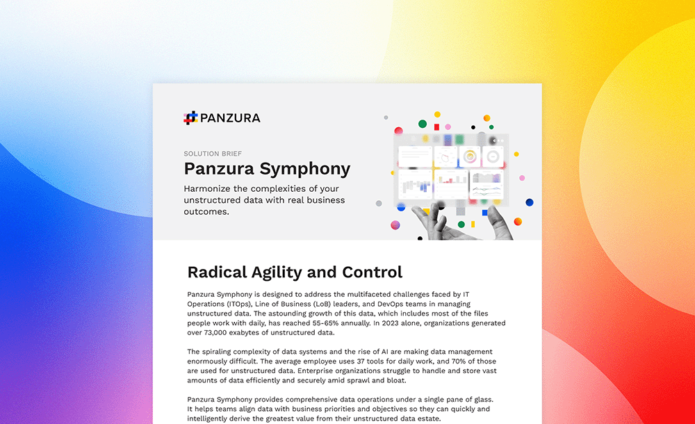 Panzura Symphony solution brief