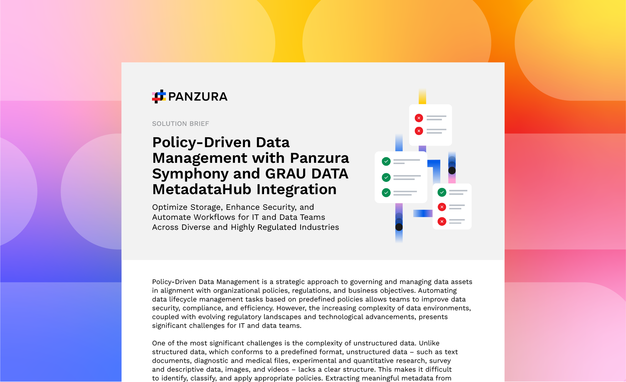 Policy-Driven Data Management with Panzura Symphony and GRAU DATA MetadataHub Integration