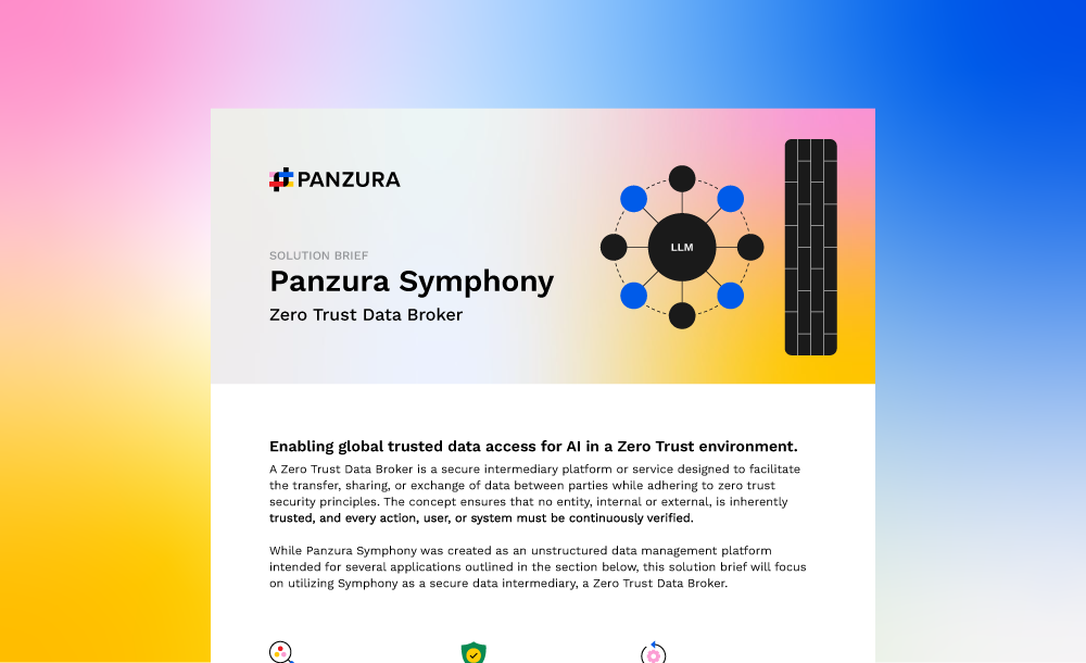 Panzura Symphony as a Zero Trust Data Broker