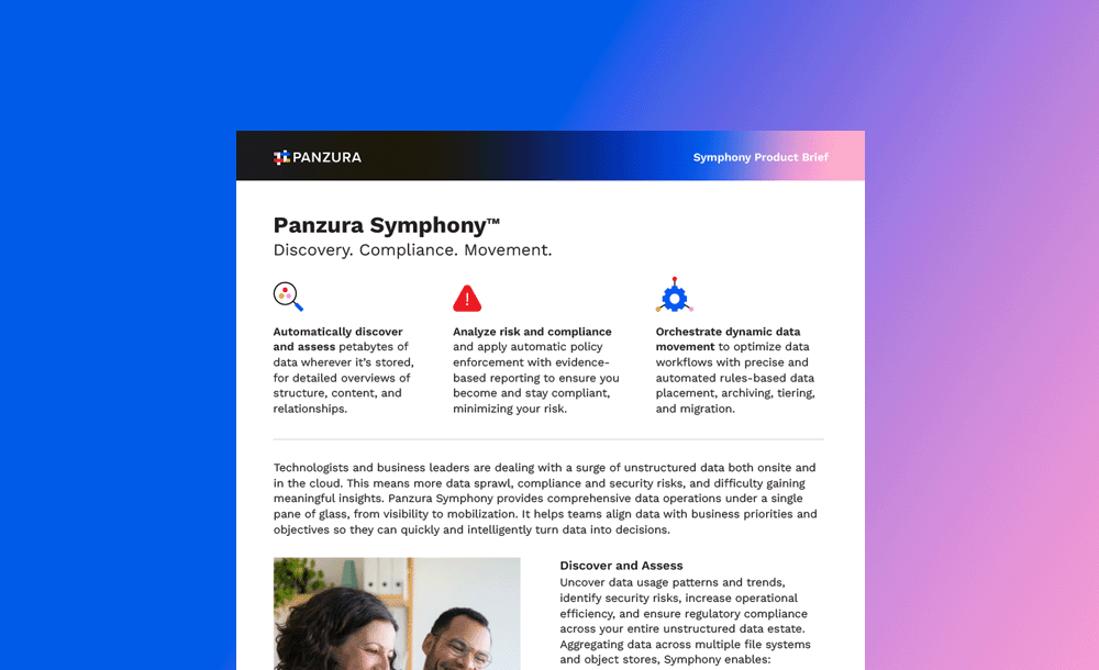 Panzura Symphony product brief